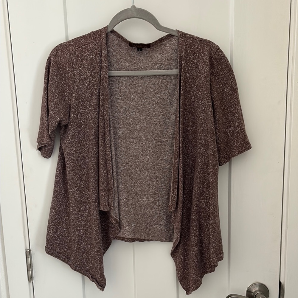Brown Lightweight Cardigan Sweater